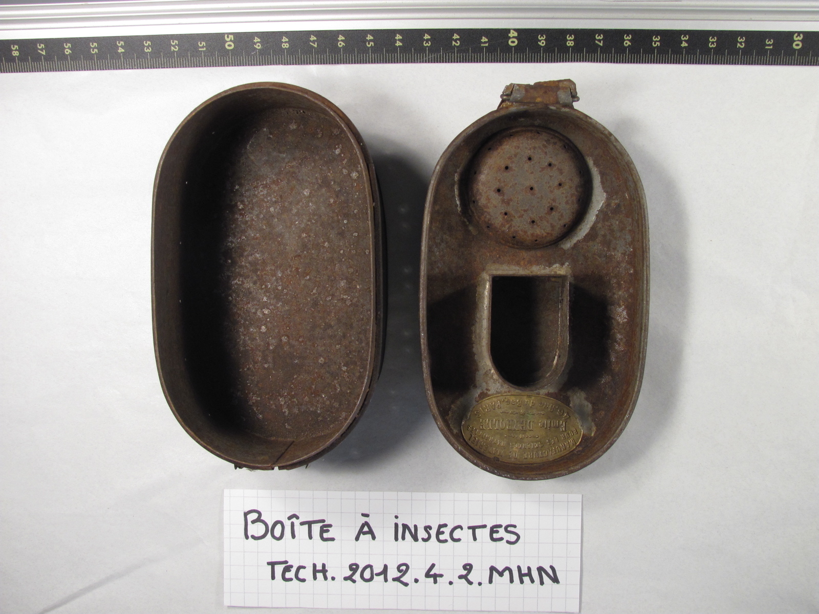 Boîte d'entomologie