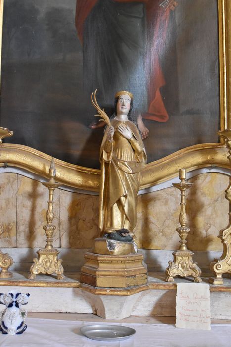 Statue de sainte Quitterie